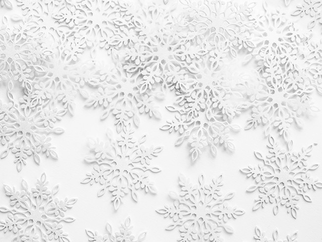 Obrázok Konfety snehové vločky 3,1 x 3,6 cm