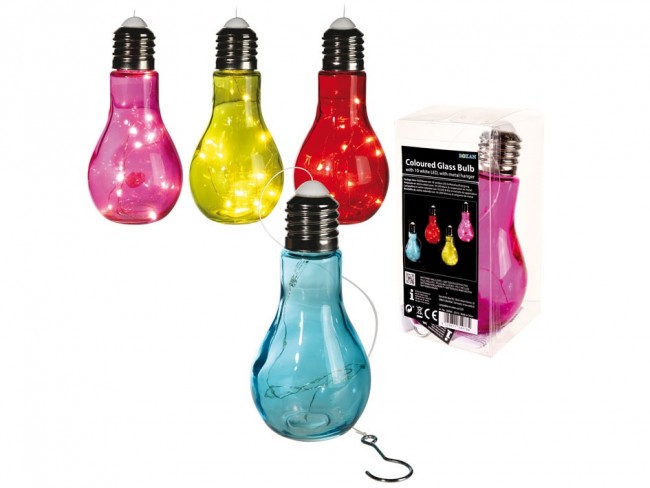 Obrázok Farebná žiarovka s LED svetlom